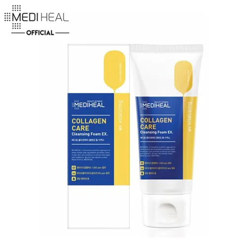 Sửa rửa mặt collagen giúp săn chắc da Mediheal Collagen care Cleansing Foam EX  (170ml)